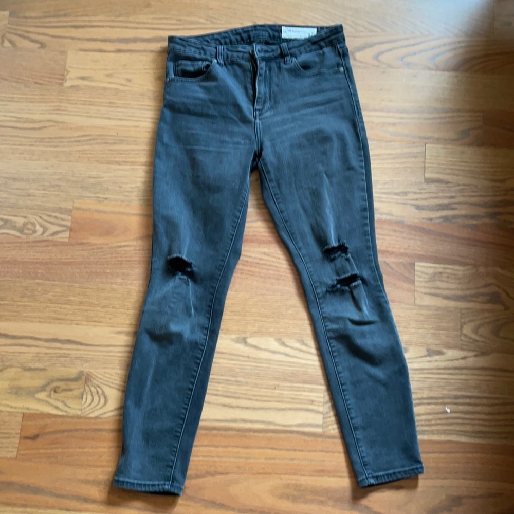 Weathered black/grey jeans